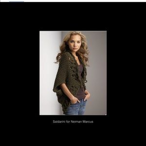 Vintage saldarini circle shrug sold